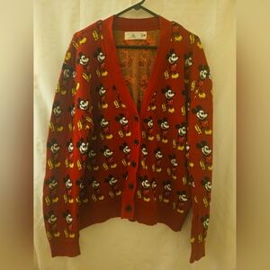 Red Mickey Mouse Cardigan